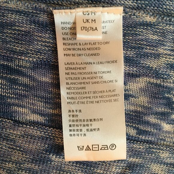 Free People Gold Coast Knit Maxi Skirt in Bottle Blue, size Medium - Picture 11 of 13